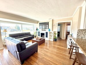 TV connectée, cheminée