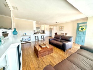 TV connectée, cheminée