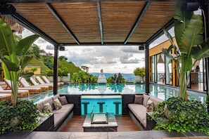 Outdoor pool, free pool cabanas - Casa Malva Villas (Buenavista)