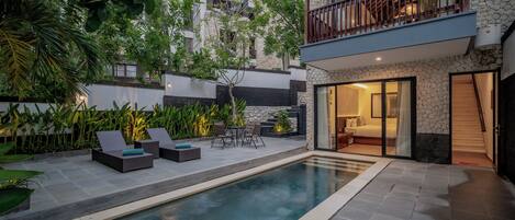 Deluxe Villa, Pool View | 1 bedroom, free WiFi