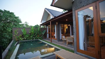 Vila Keluarga, pemandangan lembah | Teras/patio