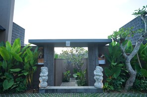 Majoituspaikan julkisivu