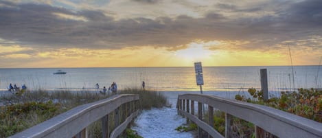 Vue sur la plage/l’océan