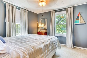 2 Schlafzimmer, Reisekinderbett, Internetzugang, Bettwäsche