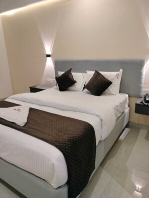 Deluxe tweepersoonskamer | Geluiddichte muren, gratis wifi, beddengoed