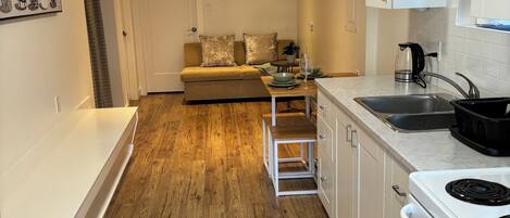 Microwave, oven, stovetop