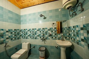 Family Room, Balcony, Mountain View | Bathroom | Towels, soap, shampoo - Hilltop Cottage Pangot (Nainital)
