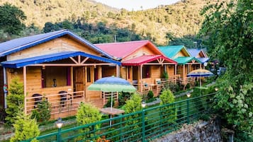 Façana frontal de l'allotjament