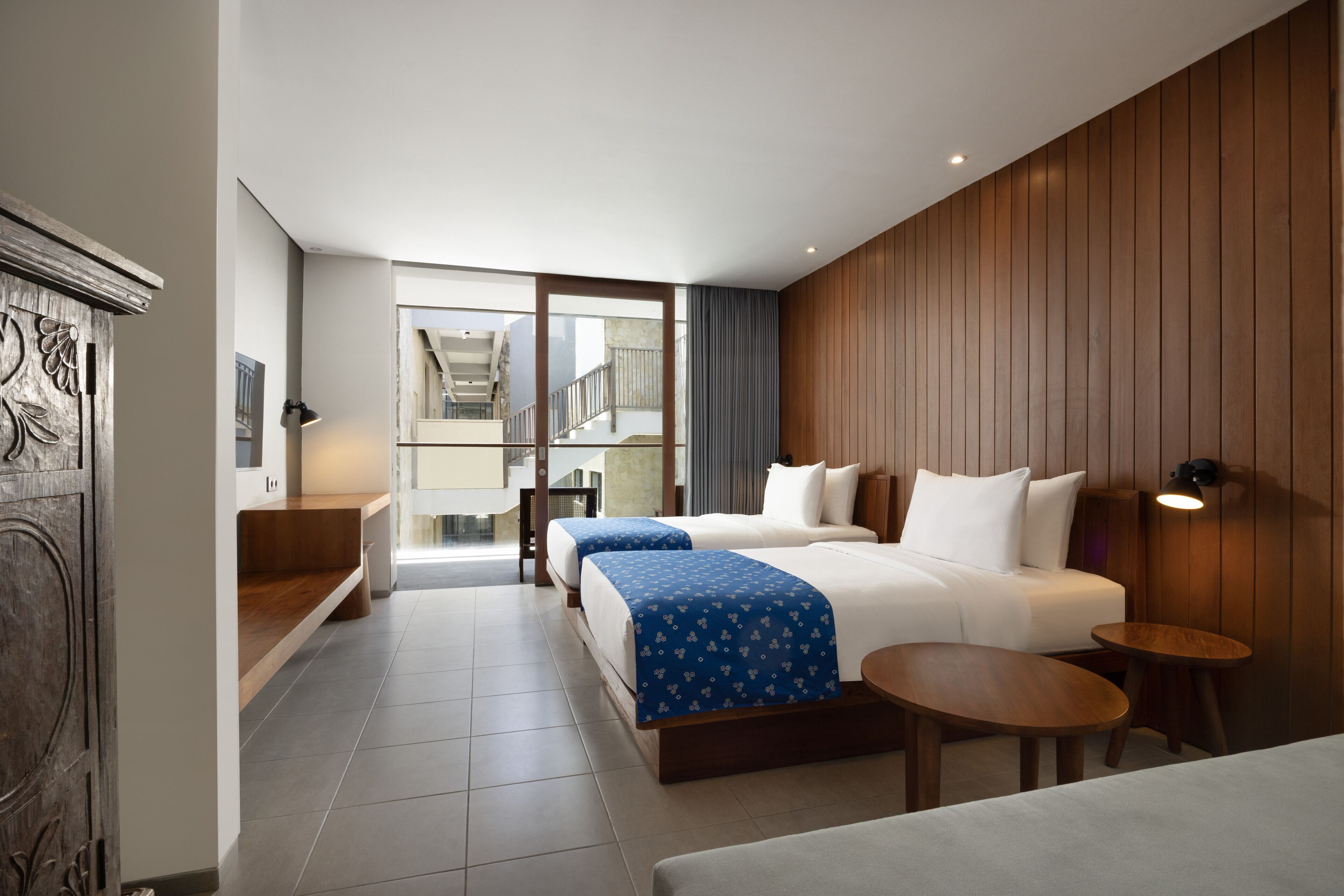 Studio Room Twin | Coffre-fort, bureau, rideaux d’obscurcissement, accès au Wi-Fi (inclus)