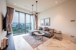 Egyptian cotton sheets, premium bedding, down comforters - Bluesky Zeit River Metropole Apt Hotel (Ho Chi Minh City)