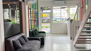 Zona de estar del vestíbulo