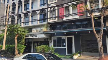 Overnatningsstedets facade