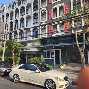 Voorkant van accommodatie