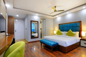 In-room safe, desk, laptop workspace, iron/ironing board - Amaya Resort (Tehri)