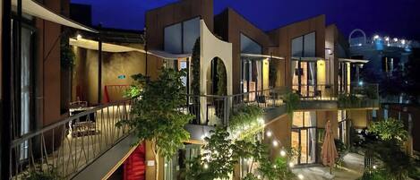 Voorkant van accommodatie