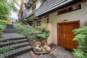 Voorkant van accommodatie