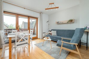 Apartment, 2 Bedrooms, Balcony | Living area - Apartment With Balcony for 6 by Renters (Koscielisko)