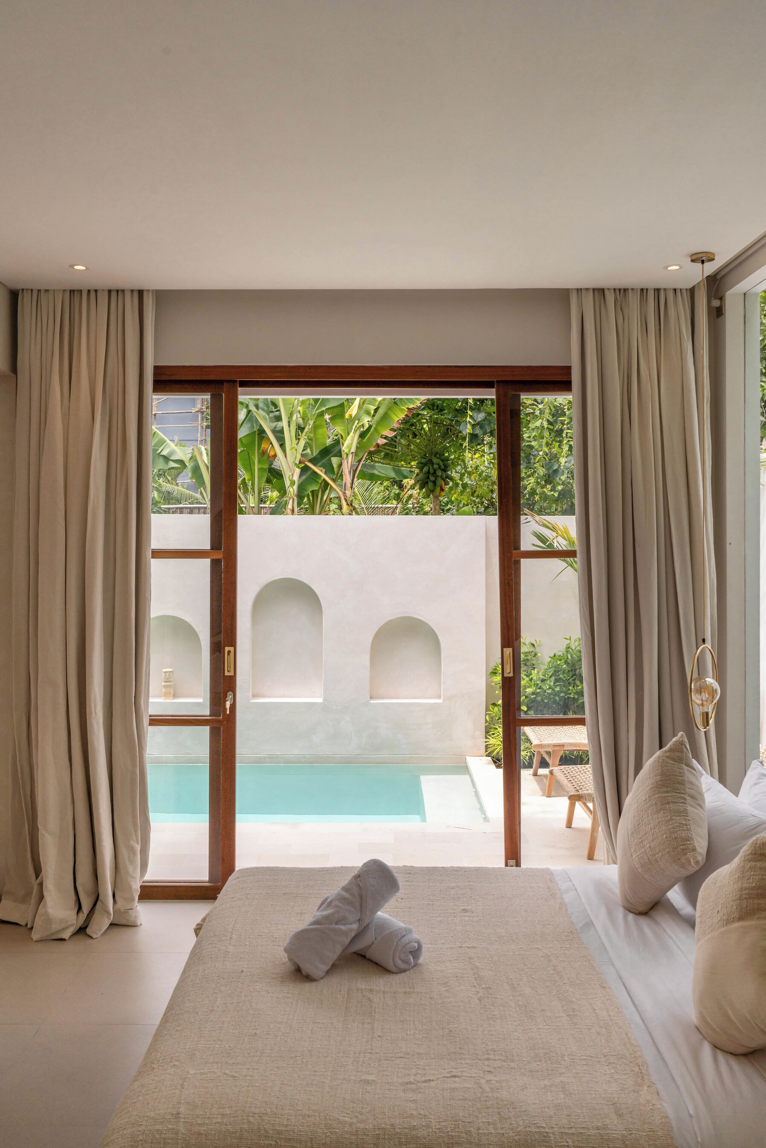 Deluxe-Villa, Poolblick | 1 Schlafzimmer, Zimmersafe