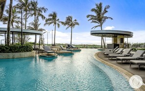 Outdoor pool - 1 Bedroom Ocean View Unit at Jewel Residences (Jew 1105 - 2N - NB) (Surfers Paradise)