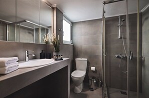 Executive Apartment, Balcony, City View | Bathroom - Kova Residence, Acropolis by Aura Homes (Athens)