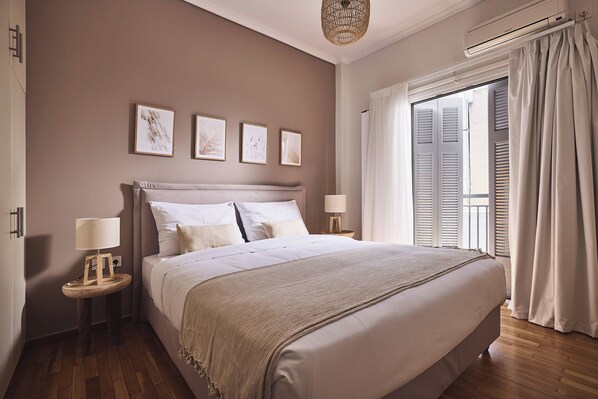 Executive Apart Daire, Balkon, Şehir Manzaralı | 2 yatak odası, ses yalıtımı, ütü/ütü masası, ücretsiz kablosuz İnternet 