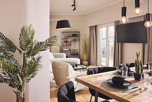 Executive Apartment, Balcony, City View | Dining room - Kova Residence, Acropolis by Aura Homes (Athens)