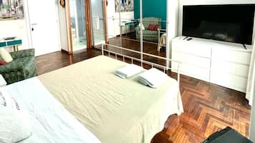 1 makuuhuone, silitysrauta/-lauta, ilmainen Wi-Fi, vuodevaatteet