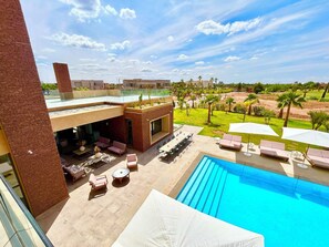 Outdoor pool, a heated pool - Palais Saphir - 10 Min from Marrakech Centre (Marrakech)