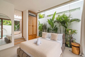 Villa, Pool View | 1 bedroom, in-room safe