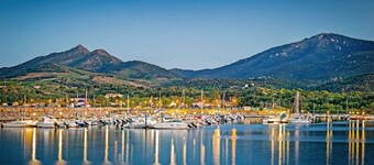 House with veranda on park with swimming pool -Oiseaux