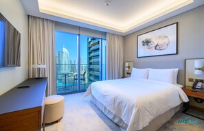 Superior-huoneisto, kaupunkinäköala | 3 makuuhuonetta, työpöytä, kannettavalle tietokoneelle sopiva työtila