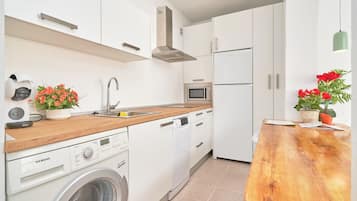 Frigorífic, microones, placa de cuina i rentaplats