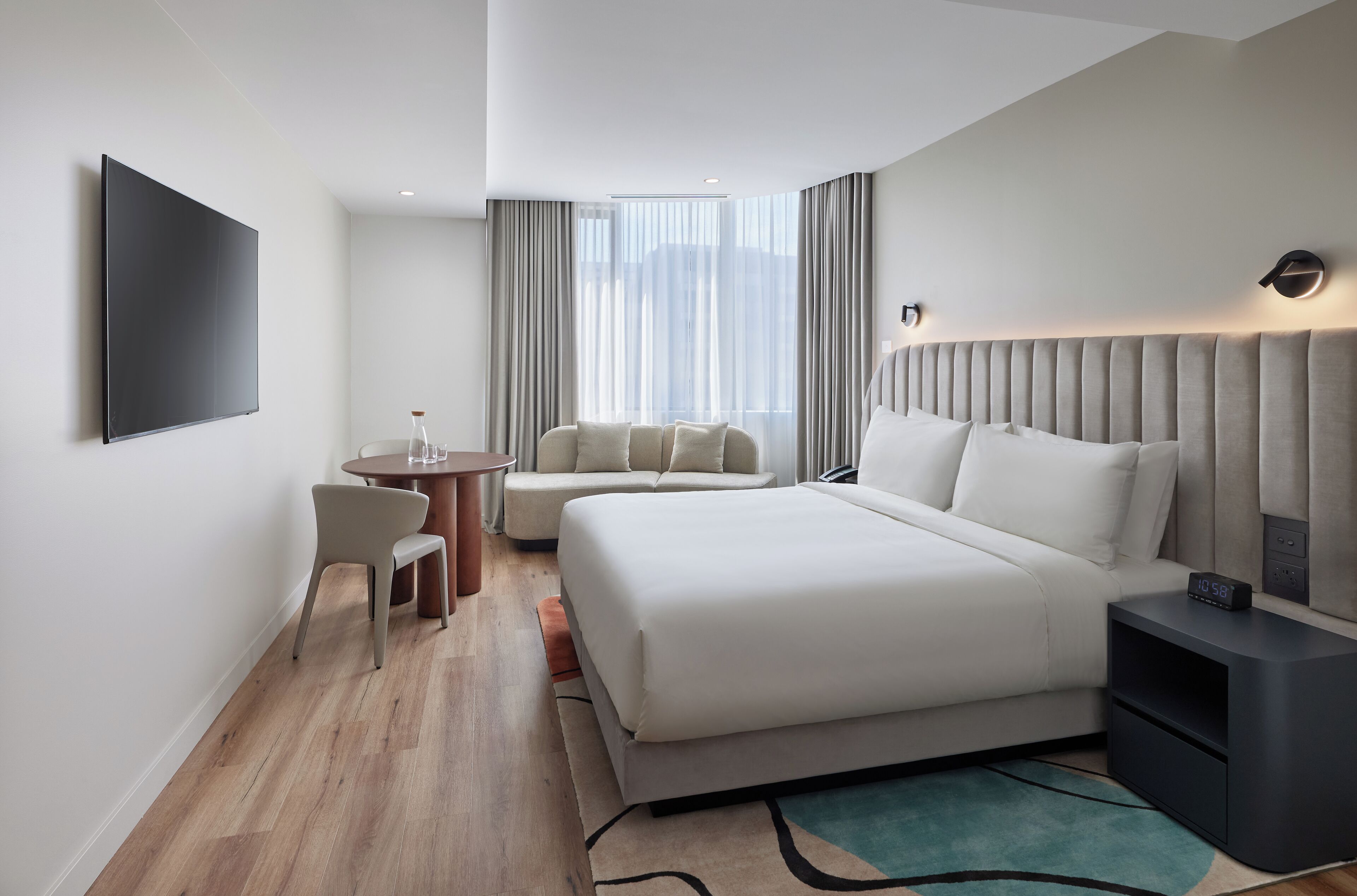 Premium bedding, in-room safe, blackout drapes, iron/ironing board