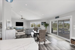 TV - The Water House - Unique Octagonal Island Home with Heated Pool and Private Dock! (Placida)