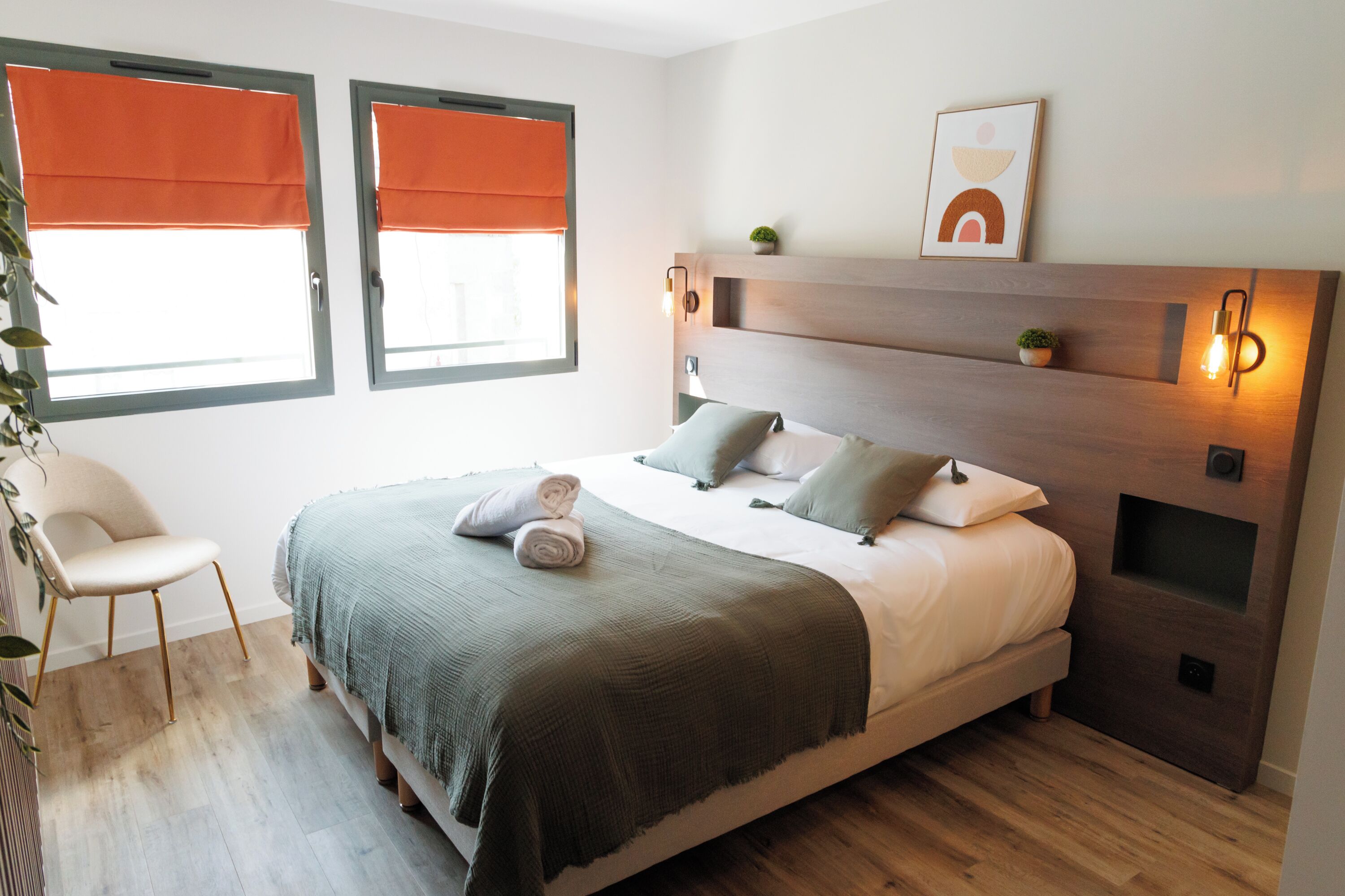 Standard Double Room | Premium bedding, pillowtop beds, minibar, blackout drapes