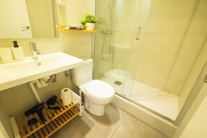 Hair dryer, towels, soap, toilet paper - 1 Bedroom apartment in Gracia (Barcelona)