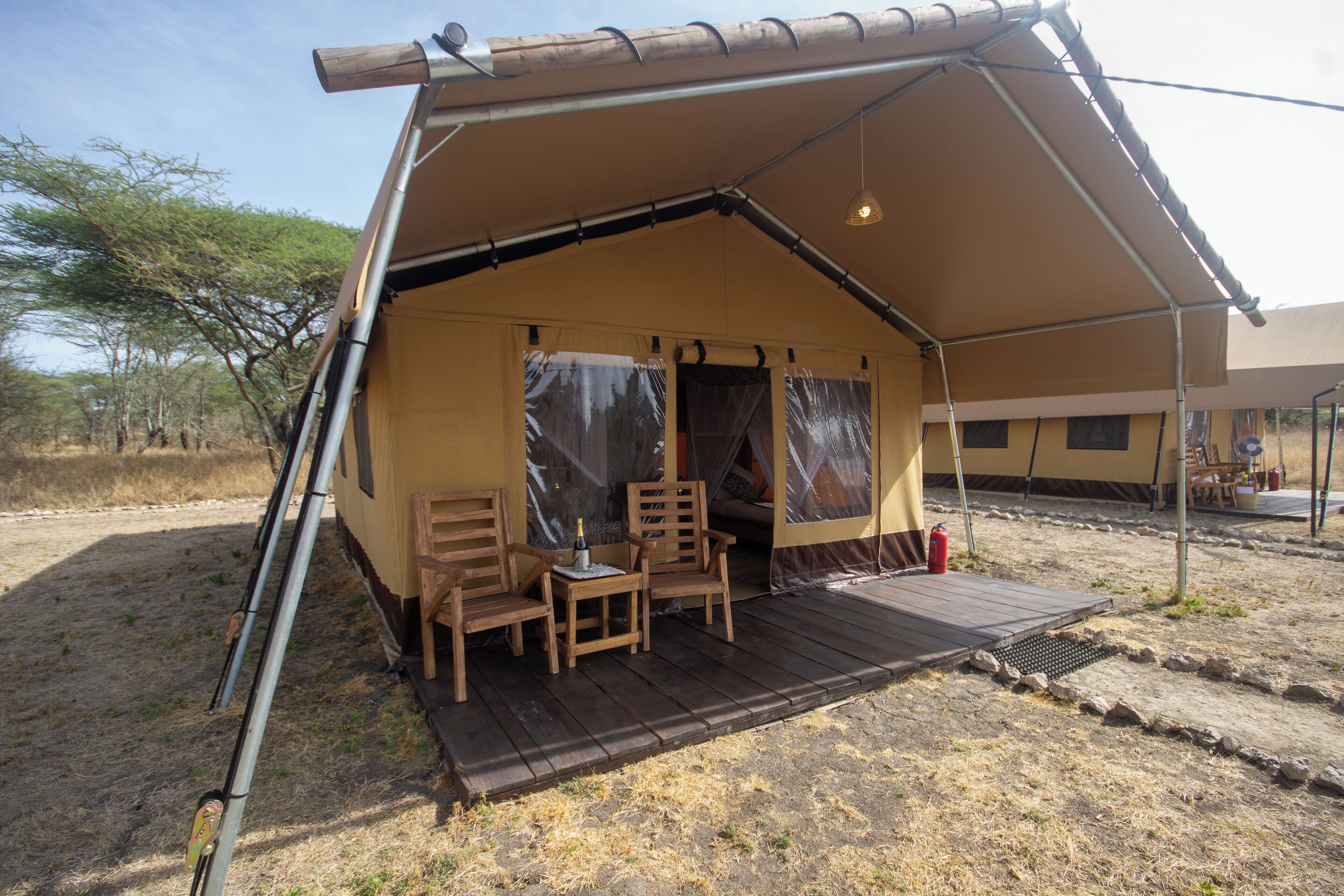 Tente Deluxe, vue jardin | Terrasse/Patio