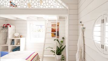 Hypo-allergenic bedding, individually decorated, individually furnished