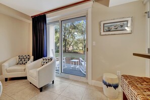 Blick von der Unterkunft