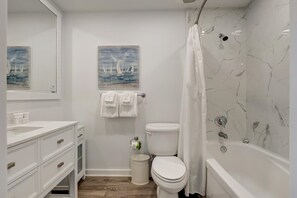 Hair dryer, towels