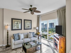 TV - Serenity in Sandestin: 2Bedroom Ocean Views, Poolside Bar, Steps to Amenities! (Miramar Beach)