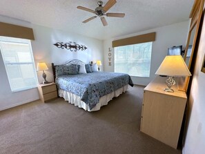 4 bedrooms, iron/ironing board, travel crib, WiFi