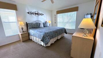 4 bedrooms, iron/ironing board, travel crib, WiFi