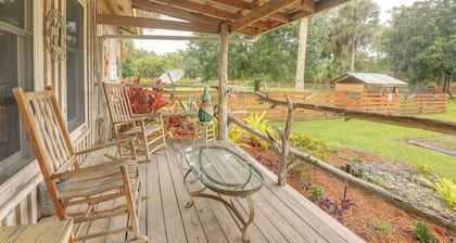 Pet-friendly Cabin on 50 Acres in Palm City!