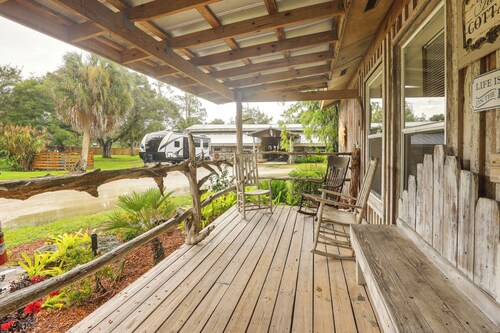 Pet-friendly Cabin on 50 Acres in Palm City!