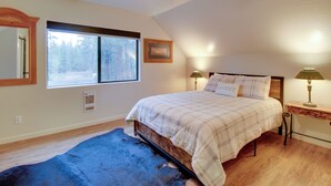 Unclassified image, 4 of 24, button - 1 Mi to Rainbow Lake: Wooded Retreat w/ Deck! (Lakeside)