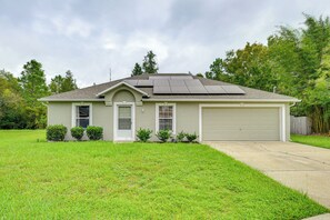 House (3 Bedrooms) | Front of property - 6 Mi to Downtown: Bright Palm Coast Getaway! (Palm Coast)