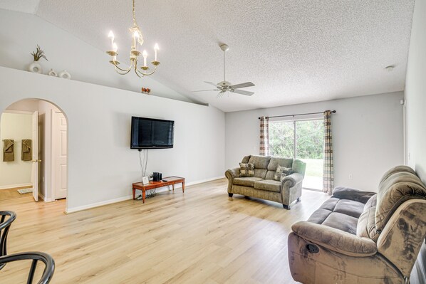 House (3 Bedrooms) | Interior - 6 Mi to Downtown: Bright Palm Coast Getaway! (Palm Coast)