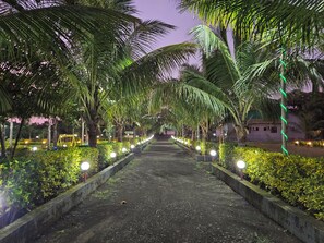 Front of property – evening/night
