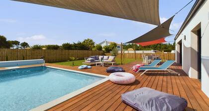 Maison pour 7 avec piscine (6 adultes maximum)